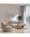 PARACURU * WALL LIGHT LED 18W 3000K SANDED BLACK